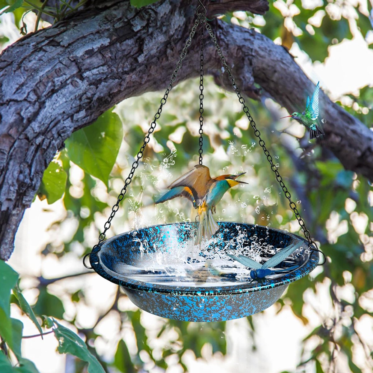 woertehome's tweet photo. 11.4" Hanging Bird Bath & Feeder Blueblack Metal Garden Decor. , . Visit. USD 24.99.
#HangingBirdBath #MetalGardenDecor #BirdFeeder #GardenDecor #PatioDecor #LawnOrnament #BlueblackMetal #BirdLoverGift https://t.co/i599tVku6n
