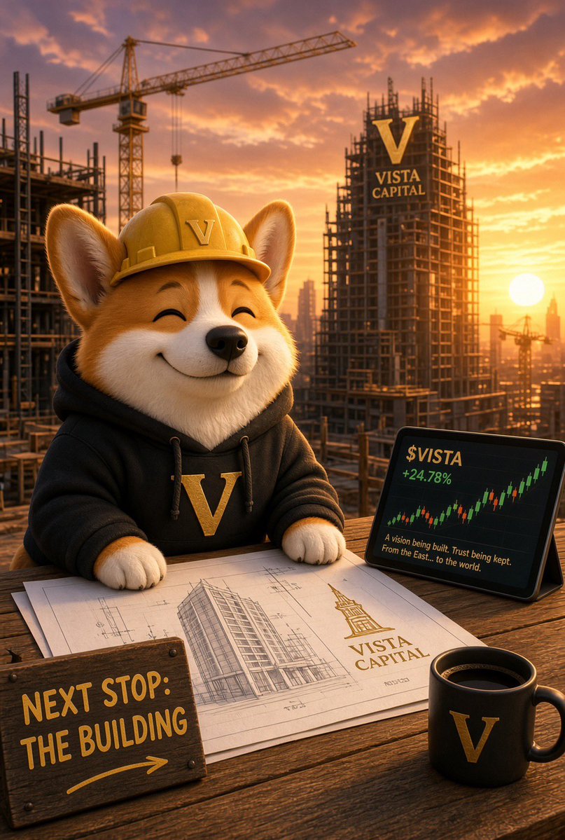 VistaCapitalSOL's tweet photo. Next stop is not a chart.
It’s the building.
$VISTA
3ttBeppF4ETd9obw16yKciw7GX5WdnZp3FTQDK1spump
@VistaCapitalSOL https://t.co/DaxjPcdn71
