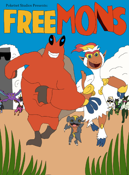 FrenchShuriken's tweet photo. In a twist of weird fate, @Crustle_route18 and @InfernapeReal team up with one another in the first Poketwt Studios Movie: Free Mons! They must overcome difficult challenges and break time itself to get a totally real Paradox Pokemon out of the Pokedex, can they survive? https://t.co/X8QjIh4WoJ