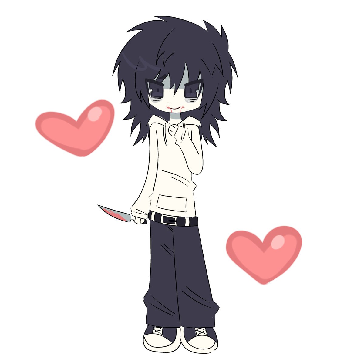 jeffdakillr's tweet photo. Oh wait some more old jeff the killer art I still like this one https://t.co/WQdSscoxlU