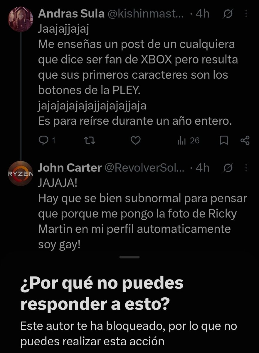 kishinmasterT's tweet photo. @CentralXBOX_ Muy macho no debes de ser cuando contestas y seguidamente  me bloqueas para que no te conteste.
Pero que le vamos ha hacer? https://t.co/9jP3Ru6n5w