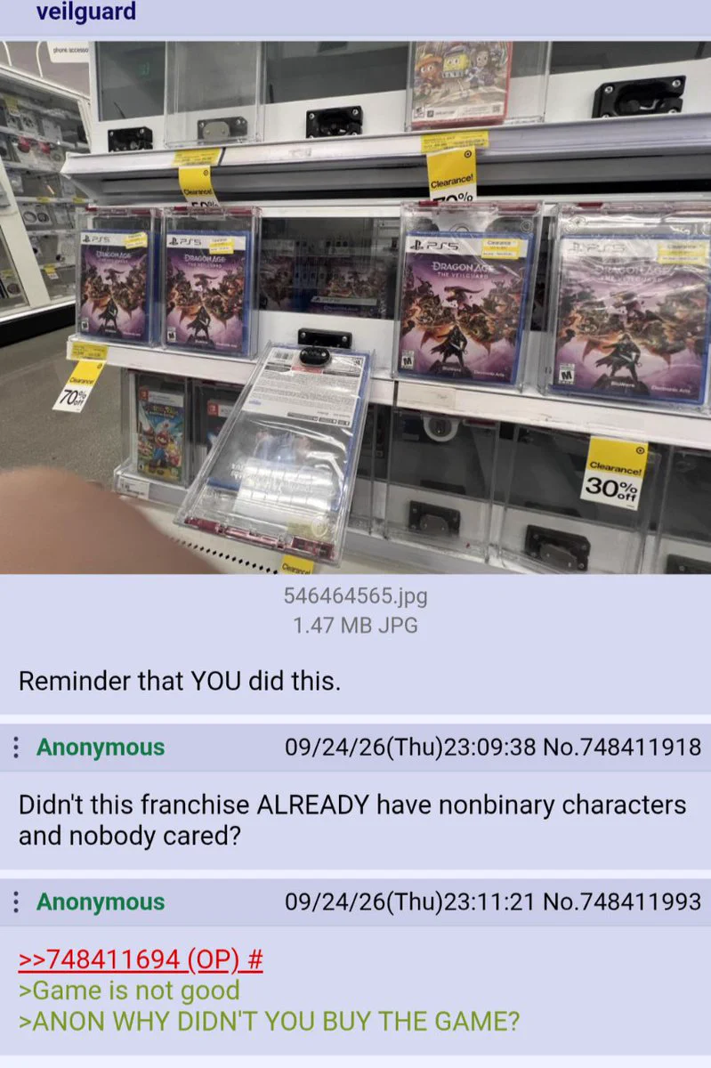 Greentext Poster on X / X