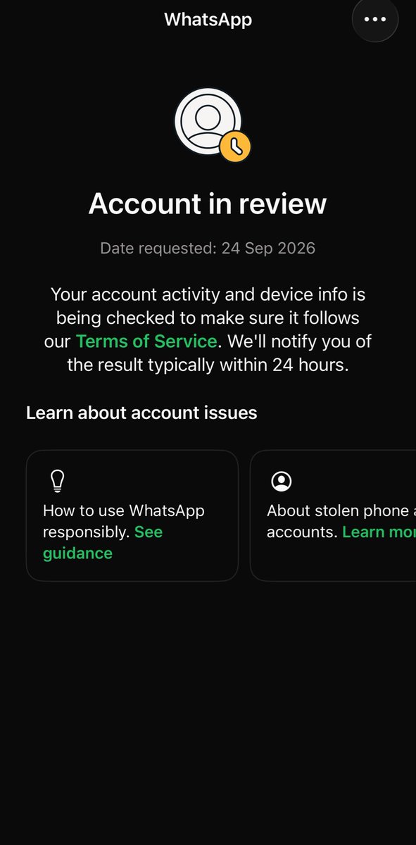 cjdyhi's tweet photo. Dear @WhatsApp @Meta @kunalb11 , I’ve used this number for almost 9 years. It holds years of important chats, contacts, memories and work-related data. I’m sincerely asking for a human review. Please help me regain access and recover my account. 🙏I really need my account back https://t.co/kprog0YyD0