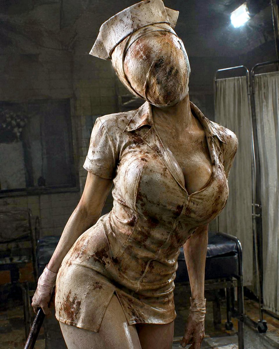 Hocine_19_82's tweet photo. 🔰Welcome to Silent Hill’s Darkest Nightmare🔪❤️The Nurse who bring the Horor and Fear 👻😱
#BubbleHeadNurse #SilentHill #SilentHill2 #SilentHillFans #SilentHill2Remake #SilentHillNurse #Konami #HorrorGames #SurvivalHorror #PsychologicalHorro https://t.co/fAXq9MpcDd