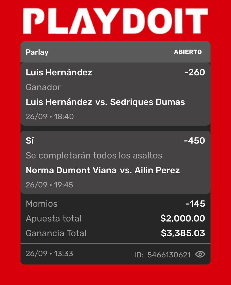 ElParientePicks's tweet photo. 🥋🔥 ¡HOY SE COBRA FÁCIL EN LA UFC! 🔥🥋 🚨#FreePick 🚨

Si buscabas la jugada con mayor valor del evento, traemos un pick con un gran nivel de confianza momio 💰✅ -145 ✅💰 que se cobrará sin problemas.

El análisis completo para los combates de Norma Dumont vs Ailín Pérez y Sedriques Dumas vs Luis Hernández ya está listo y gratis 📊🥊

Entra a ver los datos aquí: 👇🏼

https://t.co/DLFKbIgsUe