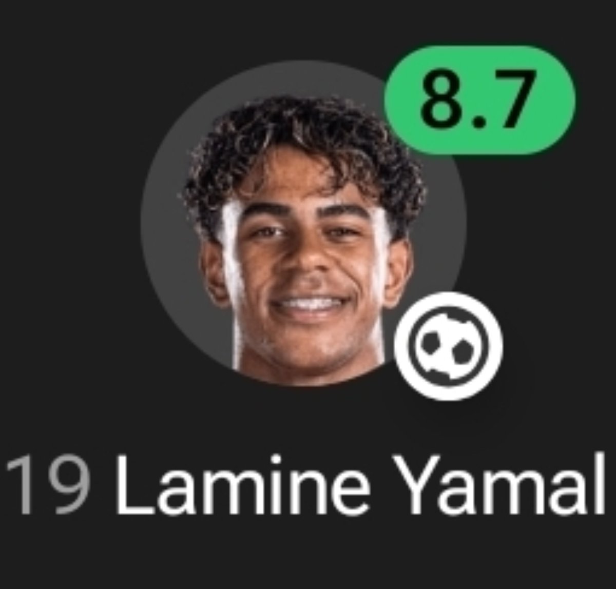 TriggerFCB's tweet photo. Lamine Yamal acaba de ganar el Balón de Oro https://t.co/6HlqsZFK13