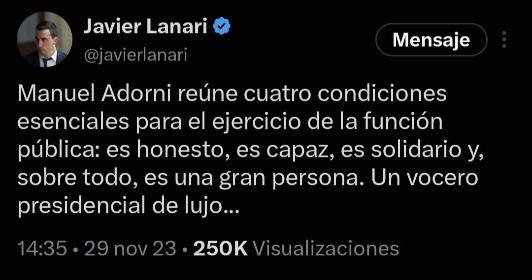 GabrielAlfie15's tweet photo. No se olviden de Lanari
Recompensado por Milei como Director en Banco Nacion.

 La nueva CASTA https://t.co/oRQxiLYh17