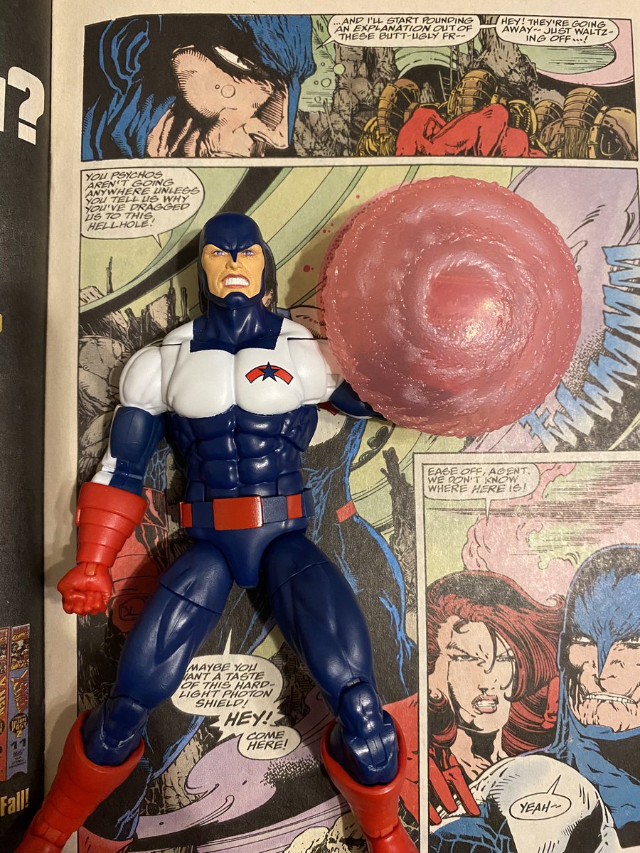 Iamzodkneel's tweet photo. ‘Maybe You want a Taste of this Hard-Light Photon Shield! HEY! Come Here!’ 

#UsAgent #ForceWorks #MarvelLegends  … https://t.co/tgfBMbgQMt