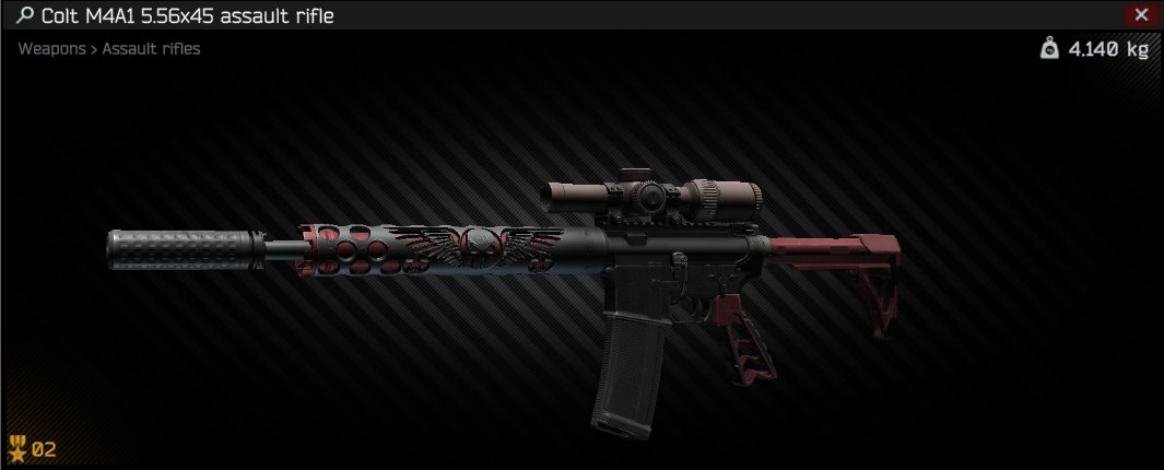 SquirtleSoft's tweet photo. The new arena heat shield looks AWESOME! Defo gonna try to build this M4 more often #escapefromtarkov https://t.co/yT60Lp7lq4