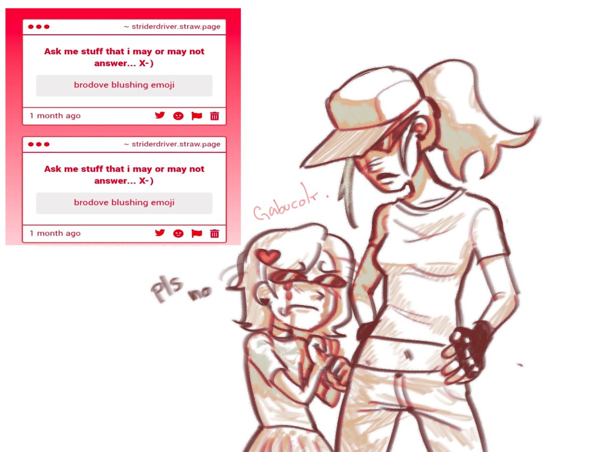GABUCOLT's tweet photo. One whole ass month and i couldnt bring myself to draw brodove. Sorry anon,,, #sisdove https://t.co/ASkHoI3EUp