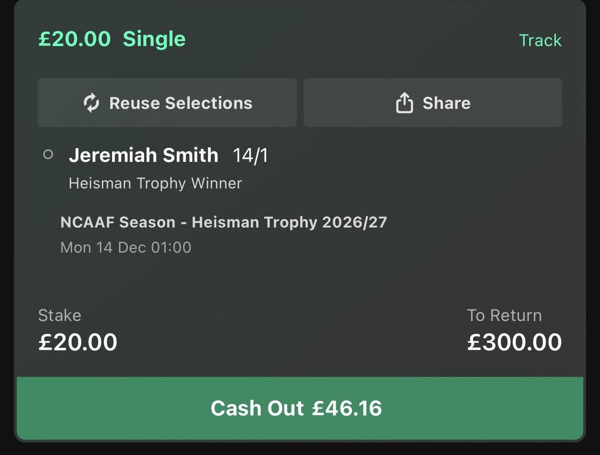 PoshplaysFF's tweet photo. Each week of the season I’ll repost this… let’s watch the cash out! 

Right not they’ll give me £46. 

Verdict…. HOLD! https://t.co/RZbxCchARF