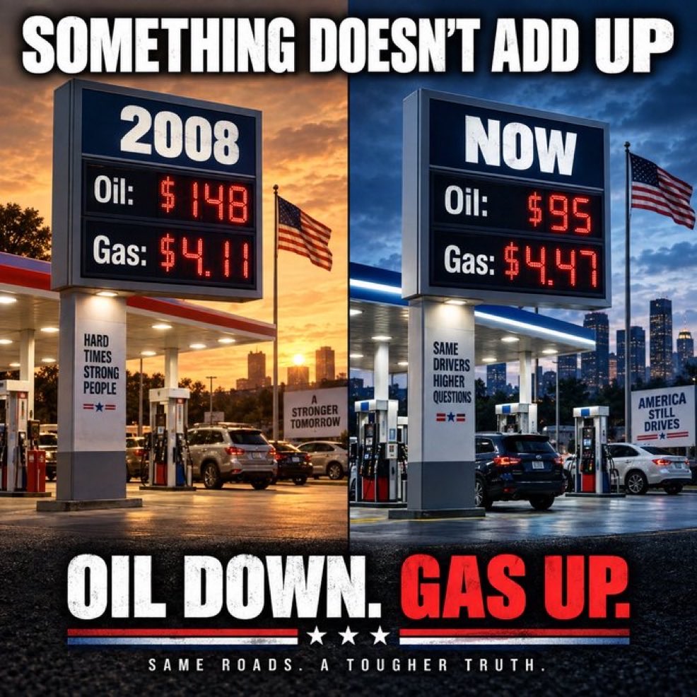 LouisMdwest's tweet photo. Democrats working with governor Newscum closed oil refineries in California
This is the result 
Are democrats working with big oil to harm Americans? https://t.co/xOq8kjSNjG