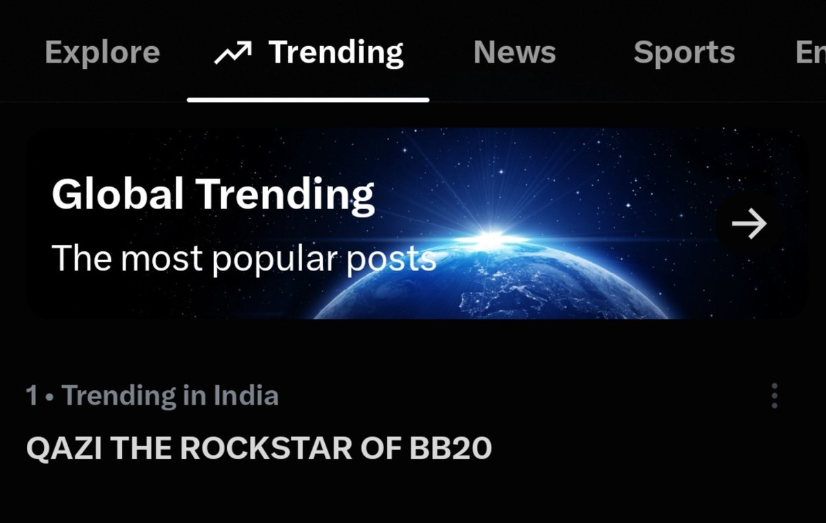 sajal_stan's tweet photo. It's been hours since the tagline started trending, and it's still trending at no.1 

That's Qazi Touqeer for you 

QAZI THE ROCKSTAR OF BB20 https://t.co/QlKjMJYnZq
