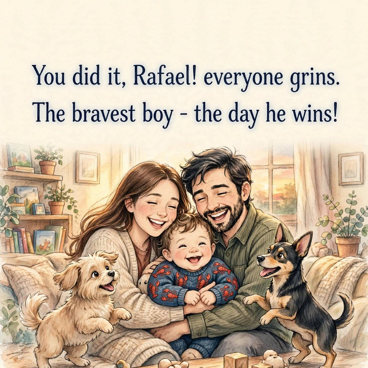 Yairsavlevi's tweet photo. Creating a customized children book for my son all through @Muse and @Luludotcom - I wanted to do this for a long time, Muse made it super easy to do.
Story, illustration, PDF in the right format, upload to https://t.co/BXh6t6XfNa, pay https://t.co/nYAsXiKHVq