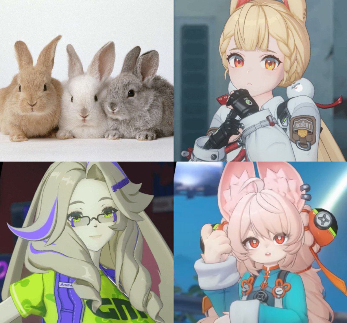 ZenlessWorld's tweet photo. Happy International Rabbit Day 🐇

#ZenlessZoneZero #ゼンゼロ #ZZZ https://t.co/102TzKDk4G