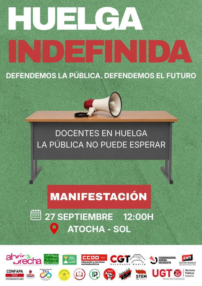 DinaBousselham's tweet photo. Mañana toca defender nuestra educación pública. La manifestación convergerá en Sol con la acampada por el derecho a una vivienda digna. Necesitamos otro 15M. Otro despertar de las conciencias. Wind of change. https://t.co/zgtlKfzmWk