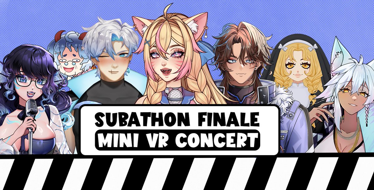 BibblyDarling's tweet photo. MINI VR CONCERT AT 5PM CST FEATURING:
@aPlotTwistVT 
@FrostedPlague7 
@Vivi_the_Dragon 
@AzekielVT 
@ChurchofBreadVT 
@PtolomyVT 

Patreon members of any tier are welcome to join the instance and watch live, I will also be live streaming the performance so everyone can enjoy the show! 💖

🔗Link in comments: