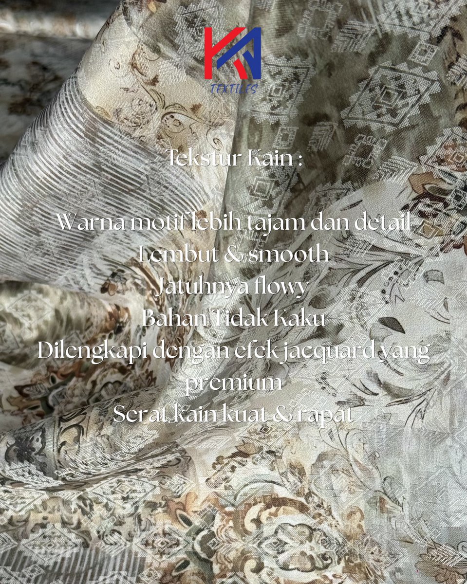 violetmoore2h9e's tweet photo. Elegant in every detail—Viscose Jacquard Digital Print. A perfect blend of luxurious jacquard texture and high-definition digital prints, creating a classy, exclusive, premium look for modern fashion. Fabric features
* Soft and cool to wear
* https://t.co/r3V6sSCj8I