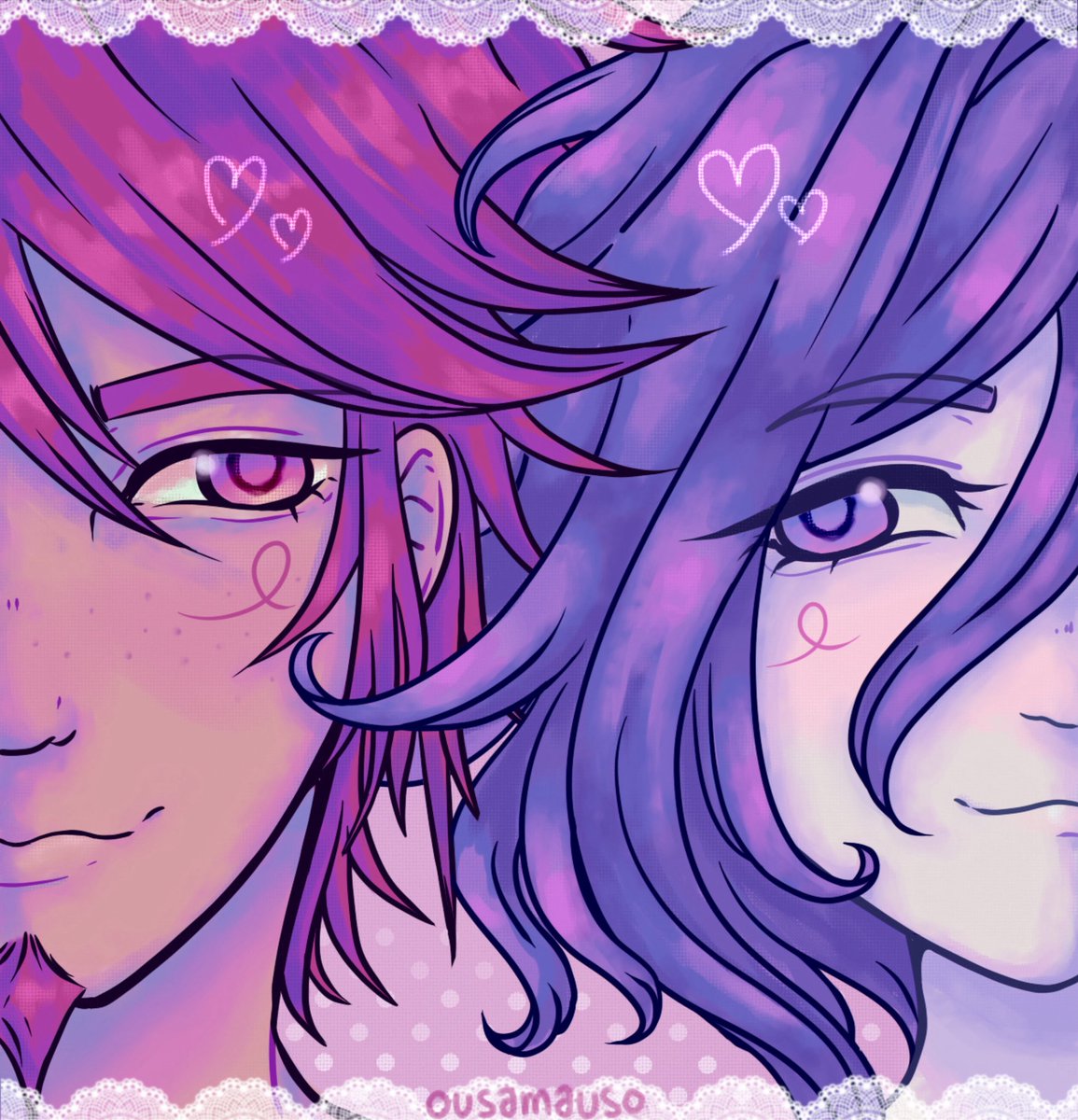 ousamauso's tweet photo. #oumota the apple of my eye ♡
✩⡱
#danganronpa #drv3 #kaitomomota #kokichiouma #kokichioma https://t.co/jHVRvx7mCU