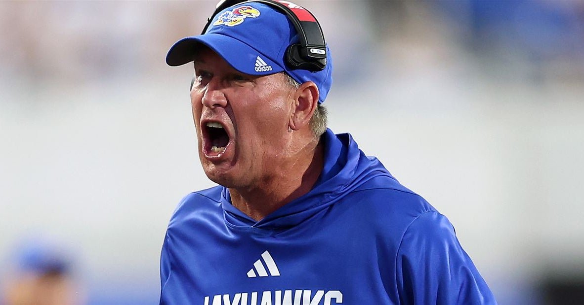 letsgoku's tweet photo. UNBELIEVABLE : The Kansas Jayhawks football team just lost to the Bye Week by a score of 69-67, this marks the first time in the history of the sport that the Bye Week has won a game. 😱

Just when you thought this season couldn't get any worse for Kansas. 💩 https://t.co/pC4svMXeGa