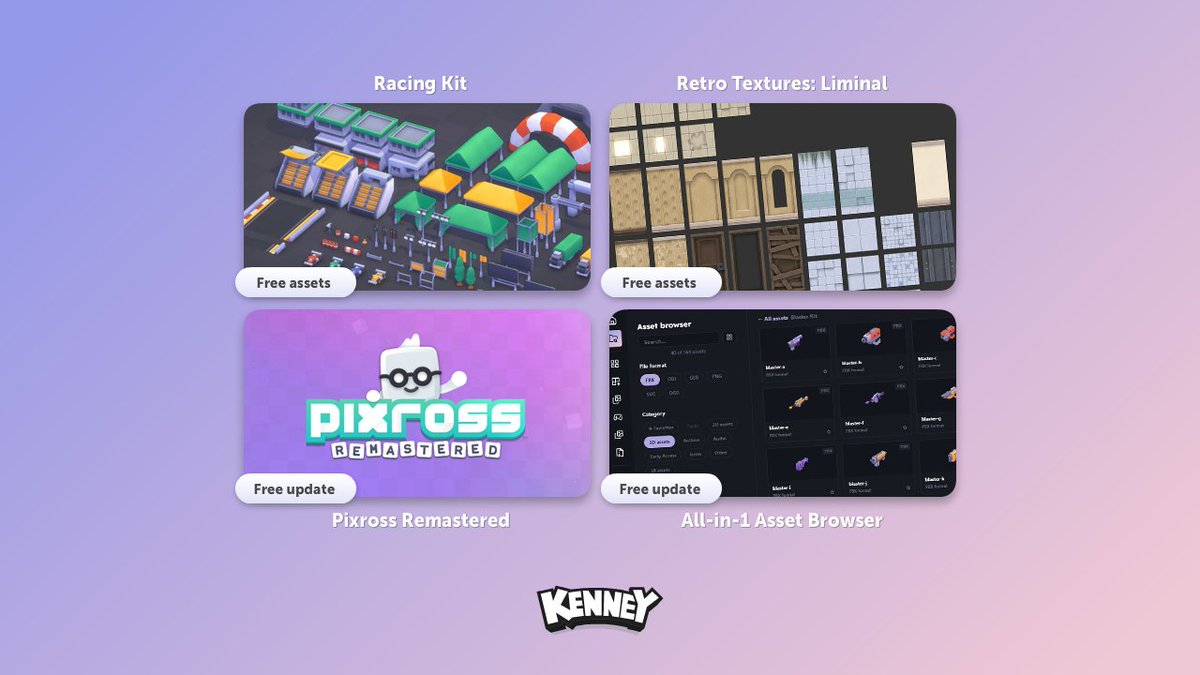 KenneyNL's tweet photo. A lot of new stuff incoming! I decided to make it all free because I love you all. 💞 https://t.co/DryAbrO6sZ