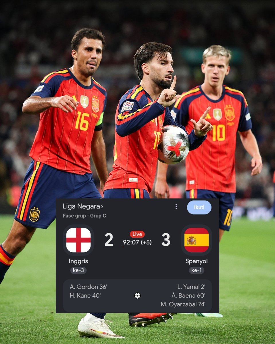 idextratime's tweet photo. WOW sang juara dunia melakukan remontada di Wembley 🤫 https://t.co/ir3RZybHaQ