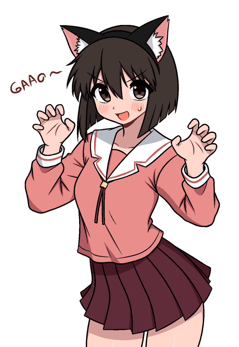 luna_fraisette's tweet photo. i couldn't resist drawing kaori in this pose too lol #azumangadaioh https://t.co/72ai1sTvGP