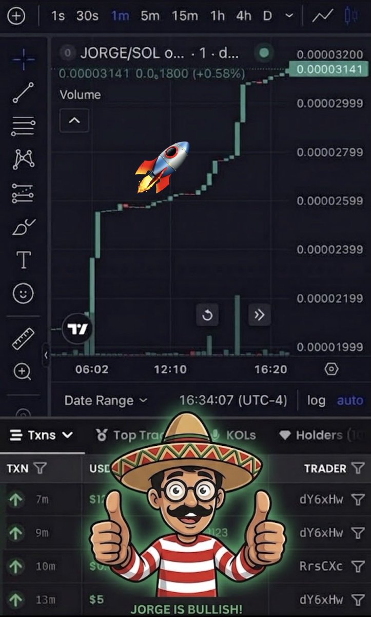 jorge_token's tweet photo. $JORGE is riding the $CLASH rocket to the moon 🌙 

Last call for all to get onboard! 🚀

CA: CfHaAbdYqa9Ma6szr7f7kxpgZLsxjNVTcm8KQr1wd6Bh https://t.co/bxtPlnRwEi