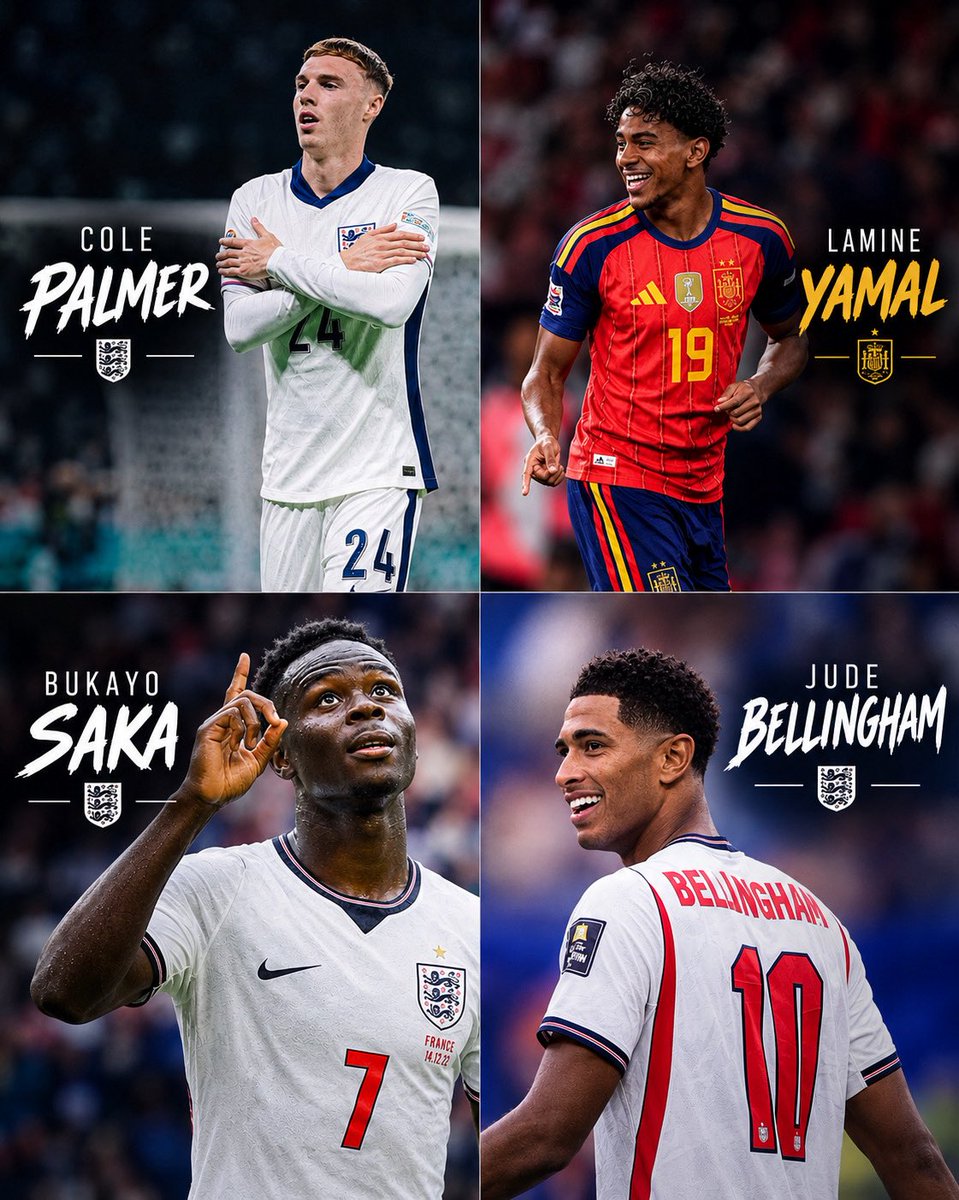 CFC_Christo1's tweet photo. I know Palmer, Yamal, Saka and Bellingham are all good players but trust me underperform when it’s time to show up in big games.

Which of these guys GHOSTS more in big games? https://t.co/FVYLsOWfeR