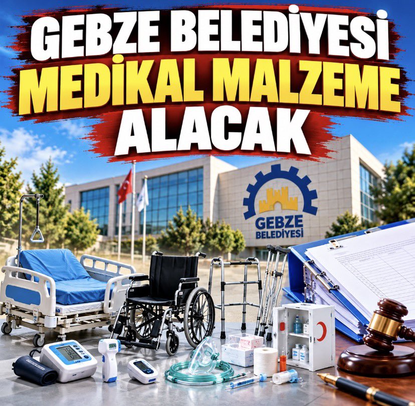 41havadis's tweet photo. Gebze Belediyesi medikal malzeme alacak https://t.co/RNWppTLvaC @41havadis aracılığıyla

#Gebze #kocaeli #ihale #41havadis https://t.co/YohOz5ADuB