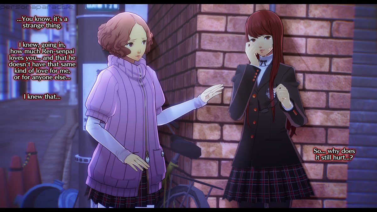 personaparadise's tweet photo. An unavoidable heartbreak... | Cxmm for @uson007 

#Persona5 #P5 https://t.co/ddTFiJCfSP