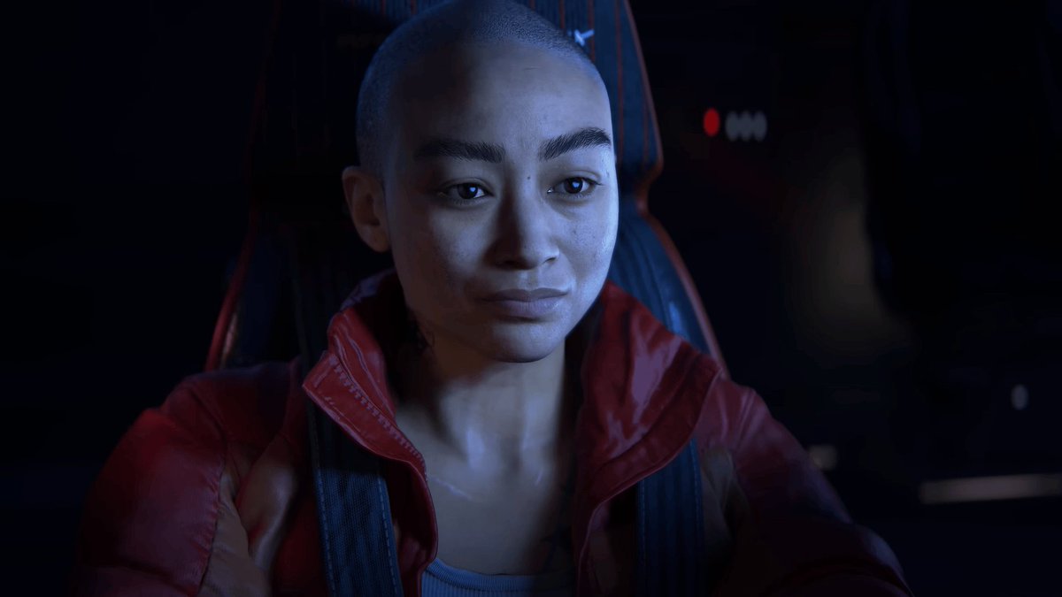 UTxJGTheDon's tweet photo. This is Tati Gabrielle. She is black and Korean. Face card? Outta here! She's fine as hell. Okay you may not prefer the short hair or bald look, and that's okay, but one thing you can't say universally is that she's ugly.

But certain ppl want to say devs are intentionally making women ugly to make games "sell bad" and attack them personally. So you're calling this real life woman ugly with your WHOLE CHEST!?