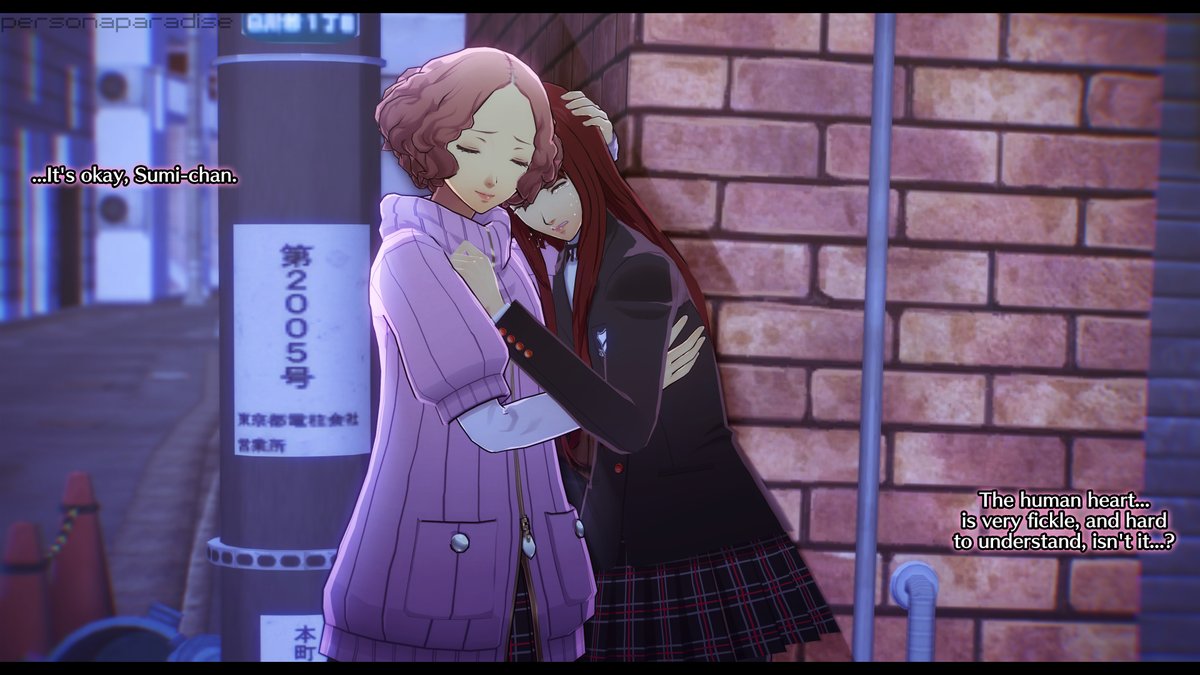 personaparadise's tweet photo. An unavoidable heartbreak... | Cxmm for @uson007 

#Persona5 #P5 https://t.co/ddTFiJCfSP