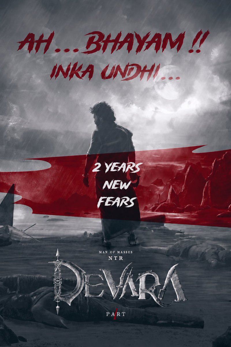 Nandamurifans's tweet photo. Ah..Bhayam inka undi...

#2yearsforDevara @tarak9999 🦁 https://t.co/4Cq8JNX9tQ