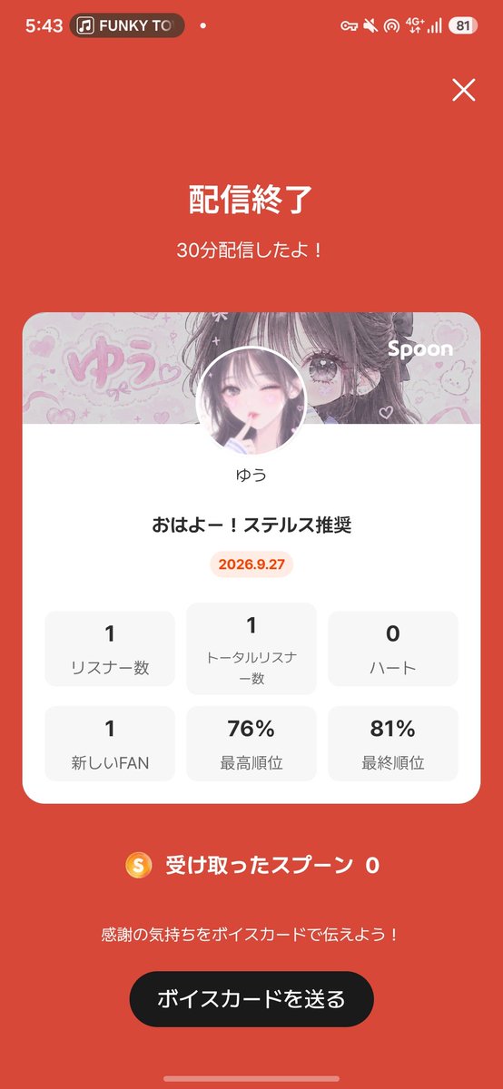 yuu_51s's tweet photo. だぁれも来なかったあ https://t.co/ZQIFzBcukd