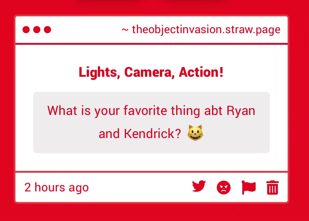 chococobs's tweet photo. Uhh
Well for Ryan: I adore his cockiness, I just think it’s dorky
Kendrick: i find his passion for music adoring! I like his hair too 🥹🥹 https://t.co/7hwr2IPTyy