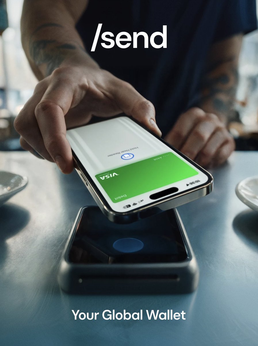 Send's tweet photo. Tacos in Mexico City  🌮 
Ramen in Tokyo  🍜 
One tap. Your Global Wallet  🌎 https://t.co/e686J4jNcx