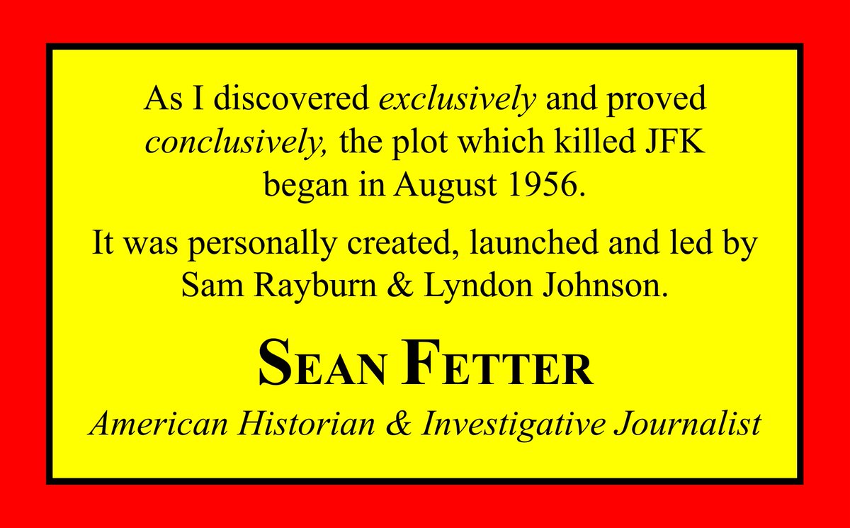 seanfetterjfk's tweet photo. JFK "researchers" [sic]
live in a fantasy world
featuring "da CIA, bro!"

I live in reality.

You should, too.

#JFK #Kennedy
#Truth #Reality #USA
#LBJ #Rayburn #Texas
#JFKassassination https://t.co/81BGCHNSjT