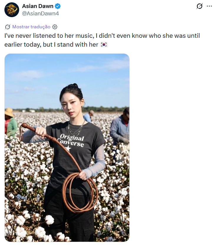 cappuccirina's tweet photo. @lisrinas its deeper than that. accs like 'end wokeness,' 'libtiktok,' and other supremacist accs are idolizing K because of the Converse ad. the brand didn't respect her when they used her image for a KKK ad and you want her to keep working with a brand that tarnishes her image? https://t.co/uv9BTz34O6