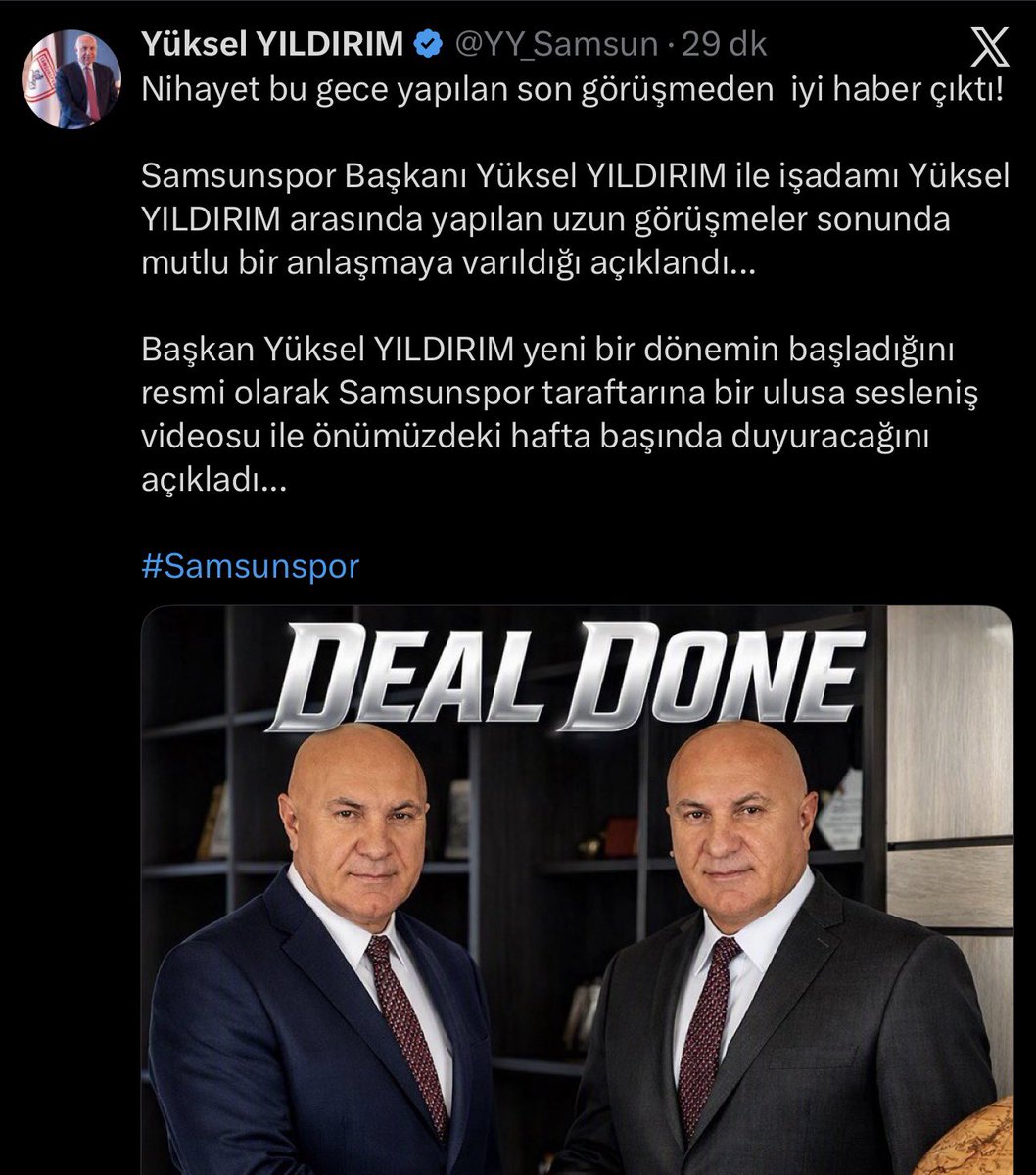 mehmetsanz's tweet photo. Samsunspor başkanının paylaşımı,meali : Artık iş adamı rolünden ayrılacakmış,Hafta başında paylaşacağı özür videosu ile taraftarları bizim maç öncesinde kenetlemek istiyormuş. https://t.co/yDz2mnX0Wa