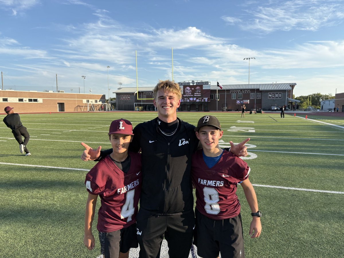 CoachNBlackwell's tweet photo. This is what family looks like for us. Beyond proud of the young men I have the honor to coach. #TheLew @LaykonBrass10 @Ace4Six @LHSFball https://t.co/L7TWXIop44