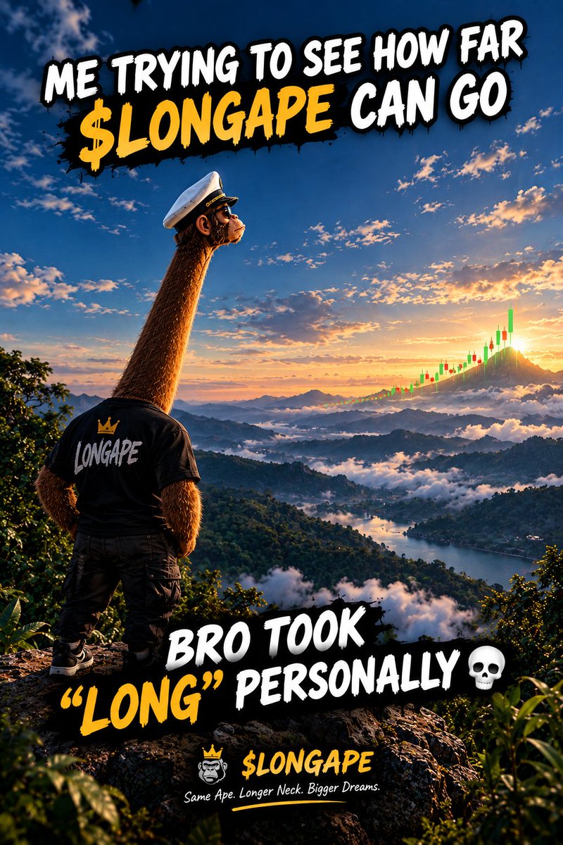 AlagbeFortune's tweet photo. π¦ Bro took βLONGβ personally π
How far can $LONGAPE go? π
I guess weβre about to find out.
@LONGAPE_X
#LONGAPE https://t.co/b6HbjCGJVn