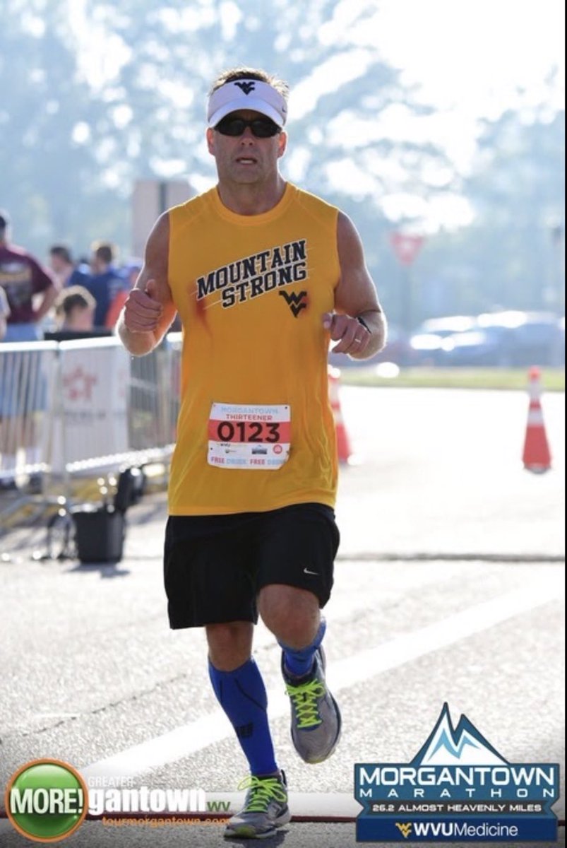 JAFranchetti's tweet photo. @DavidDack No… didn’t get shot. Just a hot and humid half marathon in Morgantown, WV… https://t.co/IZ7RolszZb