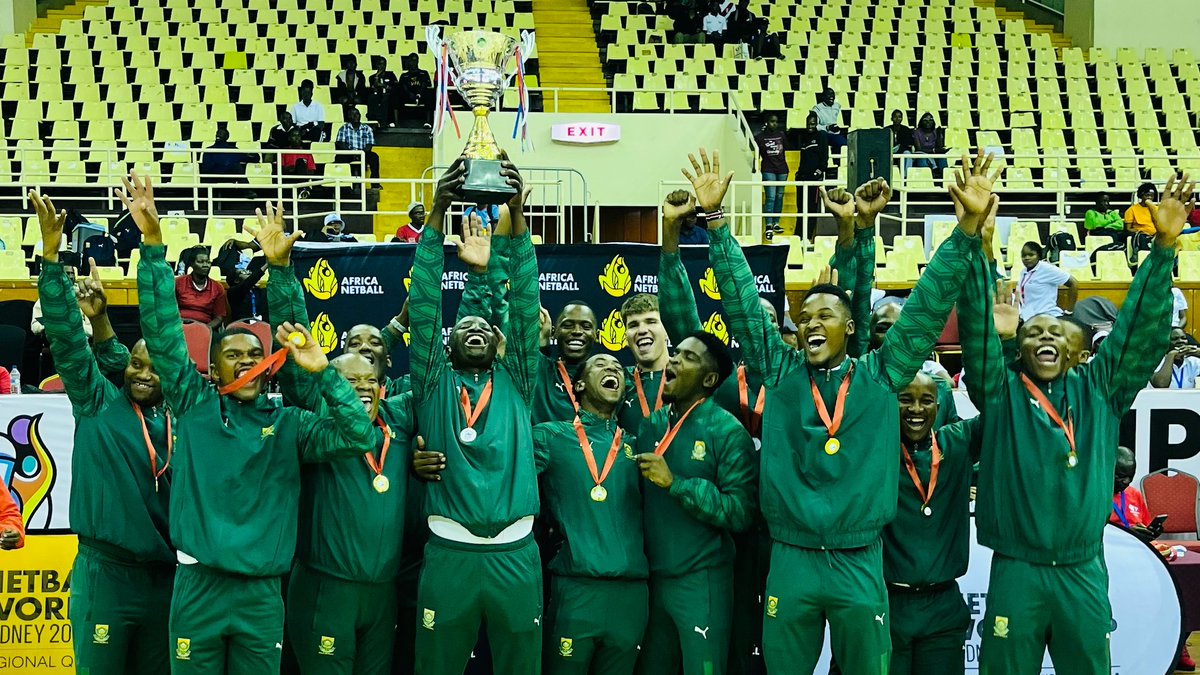 Netball_SA's tweet photo. 𝗞𝗜𝗡𝗚𝗦 𝗢𝗙 𝗔𝗙𝗥𝗜𝗖𝗔. 𝗔𝗚𝗔𝗜𝗡. 👑🇿🇦

2026 ✅
2025 ✅
2024 ✅
2023 ✅

#ProteaWarriors #AfricaNetballCup2026 #SAMensNetball https://t.co/7vjazeBLn5
