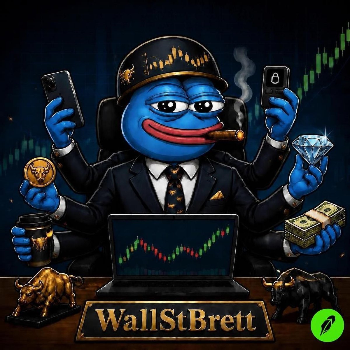 Stepperweb3's tweet photo. The Wall Street energy that changed retail trading is going onchain.

@WSBonHOOD is bringing that same retail culture to Robinhood Chain with $WSB — memes, community, NFTs and pure degen energy.

The HOOD has a new ticker. 💎🐂 https://t.co/nFDjB8dz5X