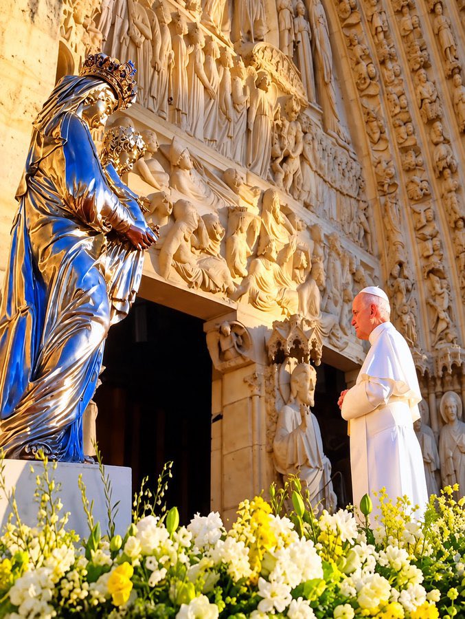 romumartinik's tweet photo. Ce soir, je m’endors avec la conviction que mon pays va se relever ! Vive le Christ Roi ! Vive Notre Dame et vive la France 🇫🇷 ! https://t.co/niXhYt2bT3