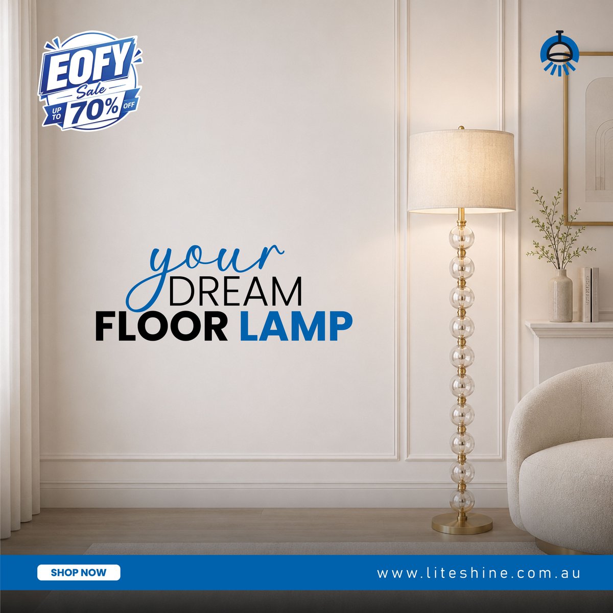emmayounge82teg's tweet photo. Your dream floor lamp is waiting. Upgrade your home with a stylish floor lamp that adds warmth, elegance and effortless ambience to any room. Perfect beside your sofa, reading nook or bedroom. EOFY SALE: Up to 70% off. Australia-wide delivery. https://t.co/W0SxxK7uWz