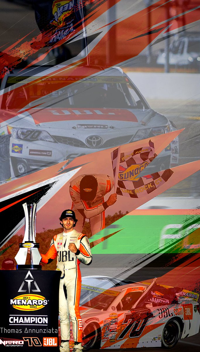 CalCovs8's tweet photo. A wallpaper made for champions!
Add your name @tannunziata15 @JBLaudio @racewithnitro 

#ThomasAnnunziata #ARCAchamp #NASCAR #JBL #Toyota #NitroMotorsport #Winner #TA70 #Wallpaper4K https://t.co/bSPpn9tjGv
