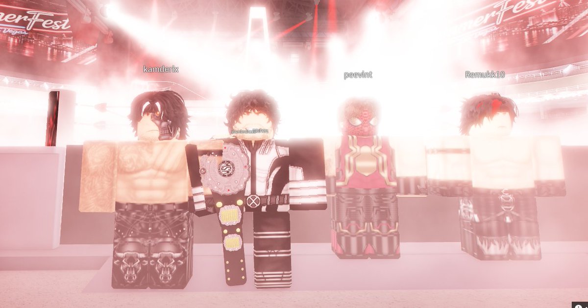 KOmegamanx39191's tweet photo. if this really is the end of @WSWOnRoblox , i had my fun time as champ lost to a great friend, Ladder match winner AND FINAL WSW Jrhc @Eustachy629338.
I had a lil rocky start at WSW, but thankfully won the JRHC. Im glad i was able to compete.

#THANKYOUWSW #FORALIWALSH #ADAMS https://t.co/NS0Eap5wzD