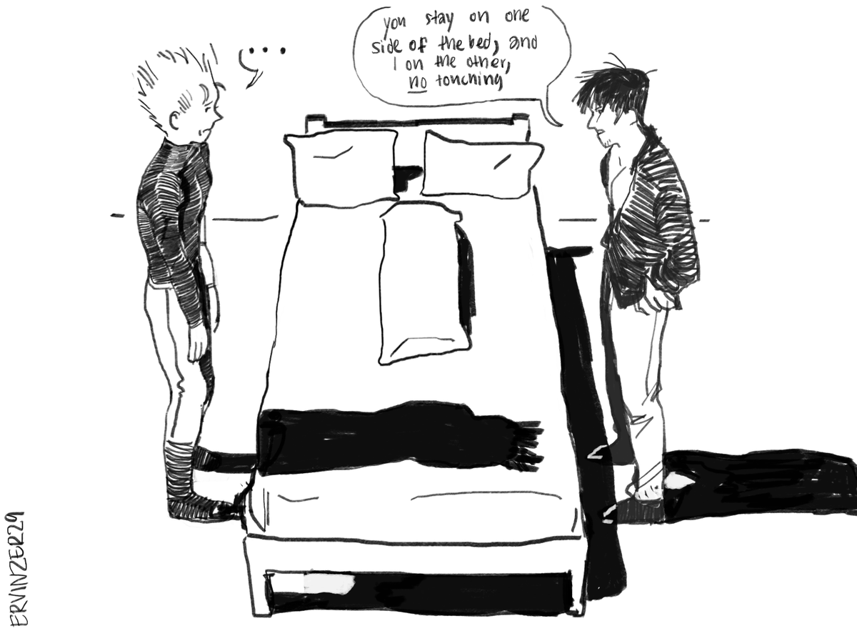 Ervinzer29's tweet photo. #vashwood There was only one bed........ https://t.co/xznxmwLfFb